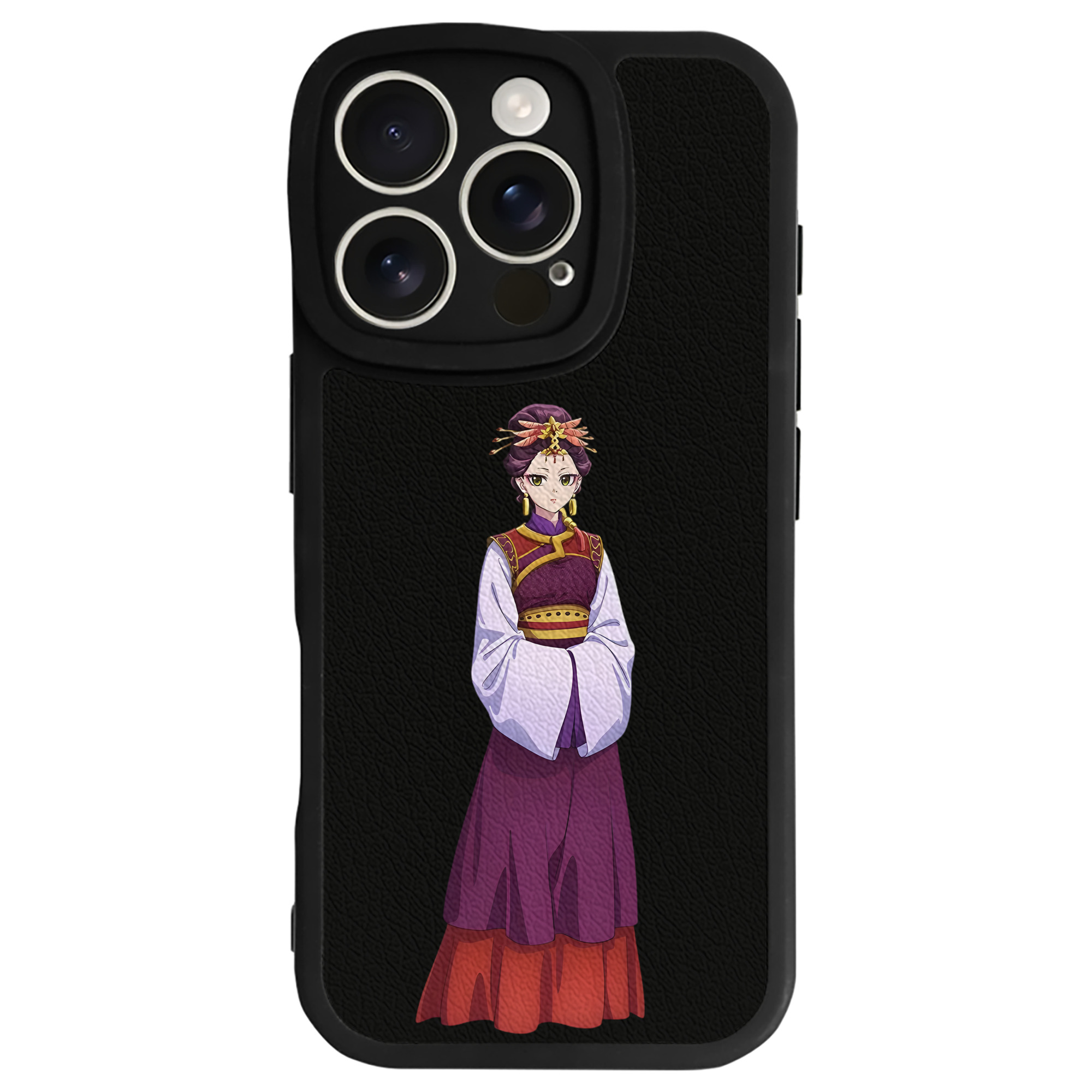 （画像用） 薬屋のひとりごと The Apothecary Diaries 【iPhone 16シリーズ対応】シリコンスマホケース（レザー調） 材質：シリコン
